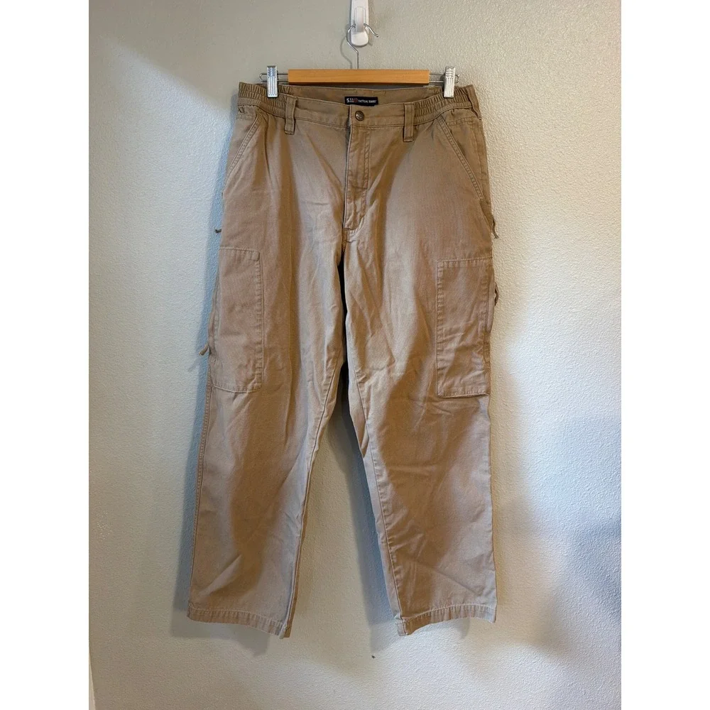 5.11 Tactical Series Pants Mens 34x30 Bundle Khaki Olive Green Cotton Utility